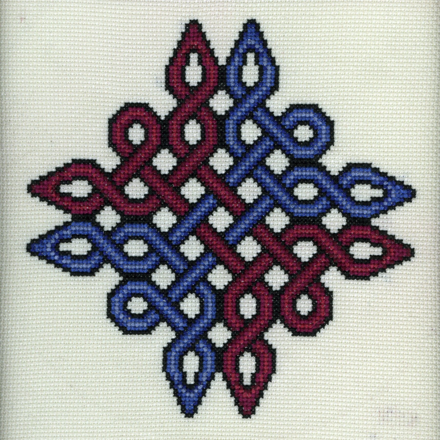 Binary System - Sapphire and Ruby on Ivory